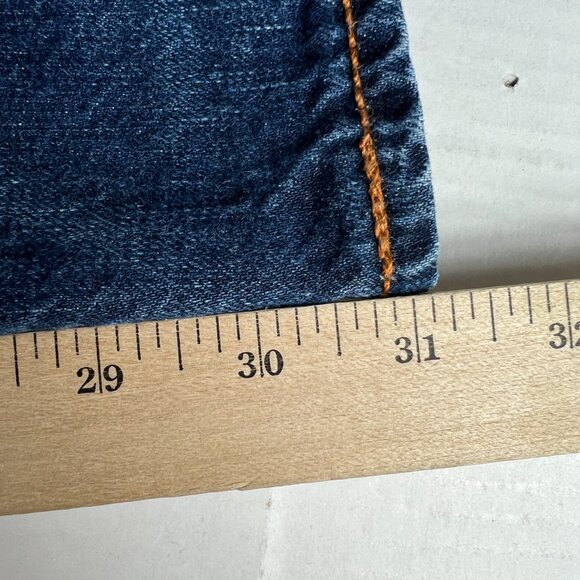 Levi's 501 Red Line Selvedge Jean Men 28x31* Blue White Oak Cone Denim Tag 28x32 - Picture 12 of 16